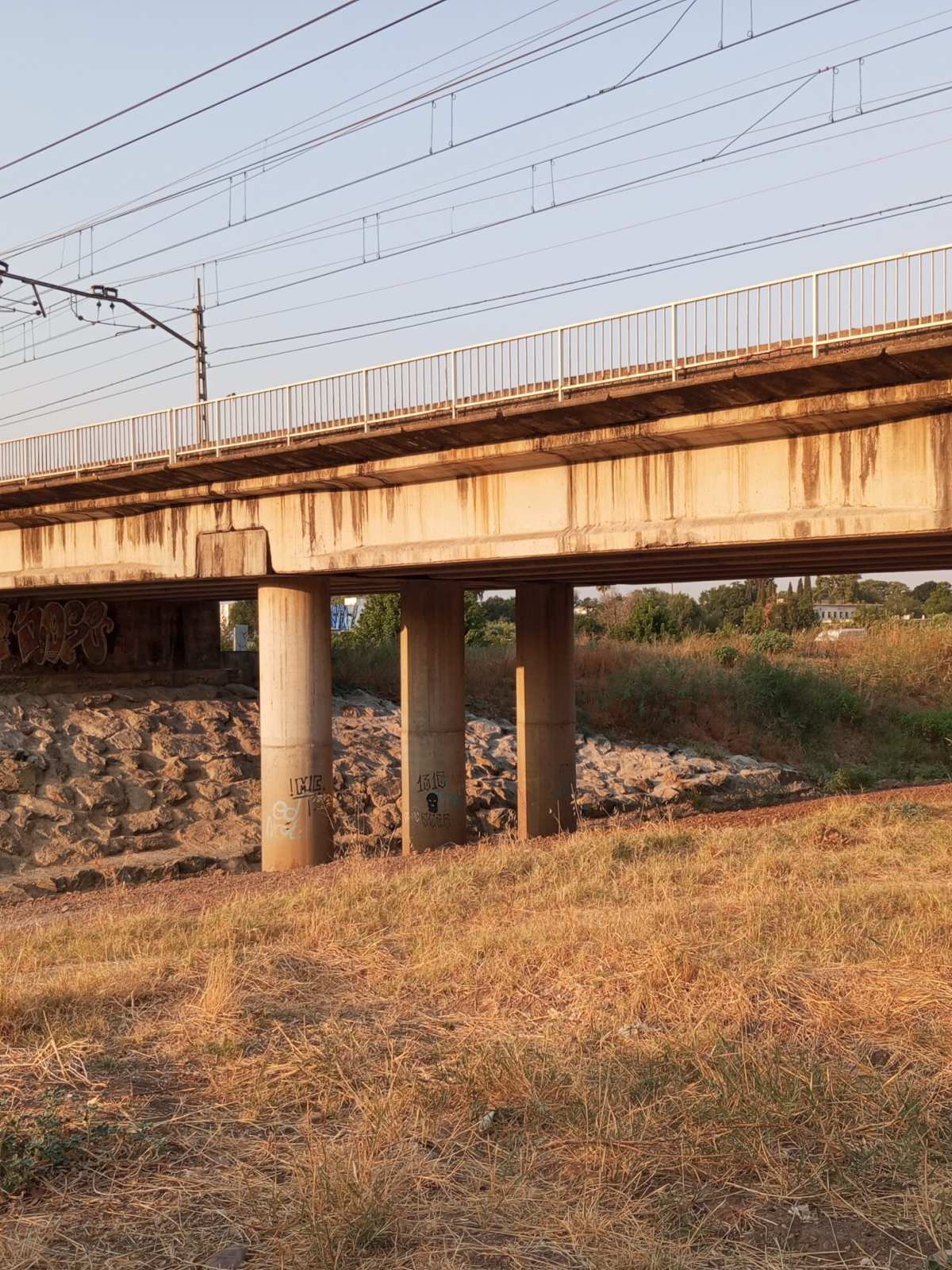 Reparación del viaducto ferroviario sobre la Ronda Súpernorte y el arroyo Tamarguillo en Sevilla