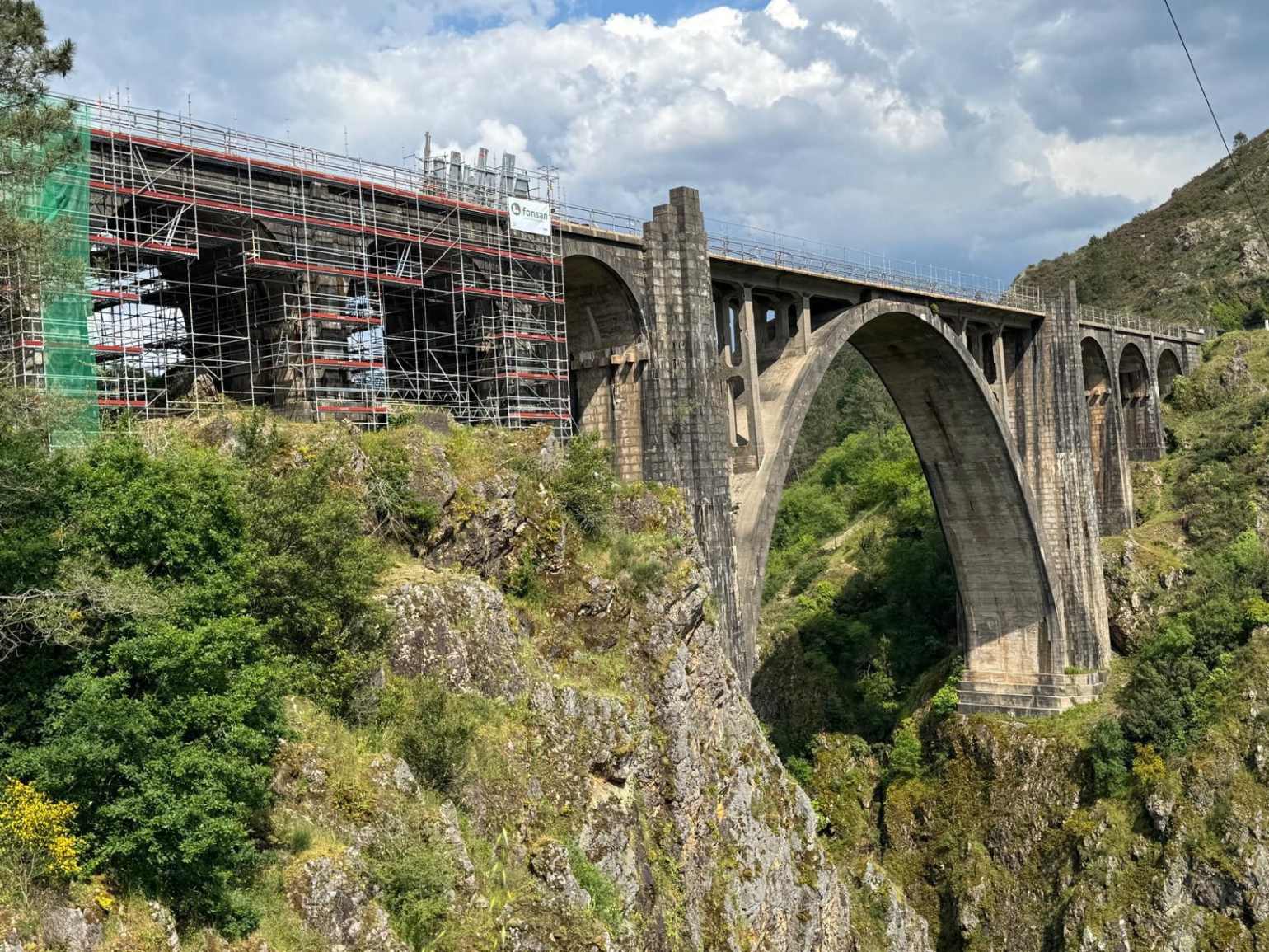Fonsán ejecuta la mejora del viaducto ferroviario sobre el río Ulla con un contrato de más de 1,6 millones de euros