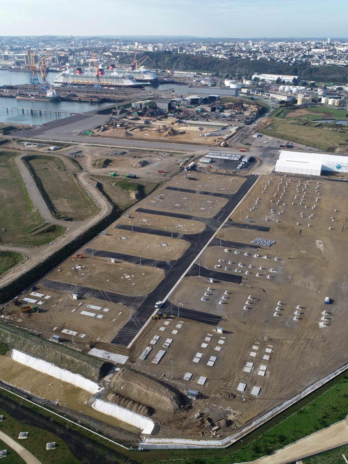 Zona industrial para el Parque Eólico Offshore de Saint-Brieuc