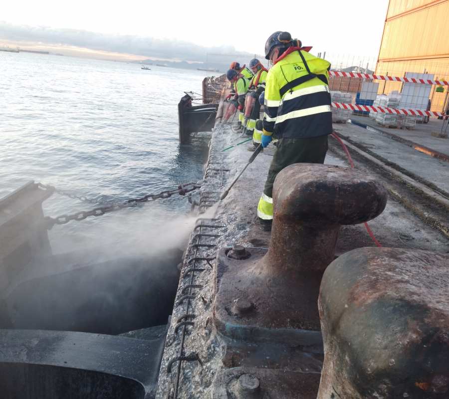 Grupo Fonsan a traves de Resinte ejecutara la reparacion del cantil del Muelle Este de Isla Verde Exterior Algeciras 7d76ba48