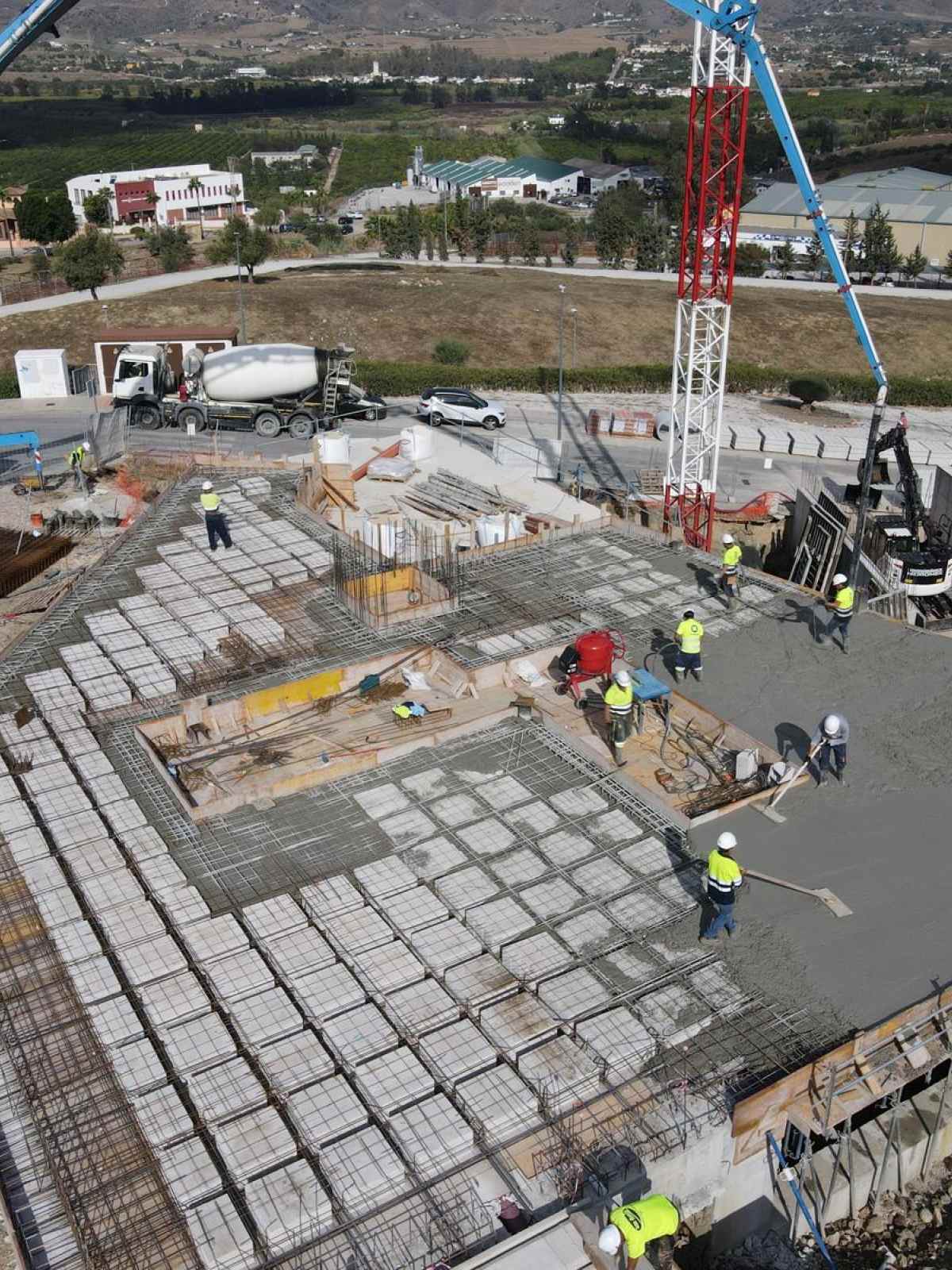 Ejecución del nuevo Cuartel de la Guardia Civil en Cártama