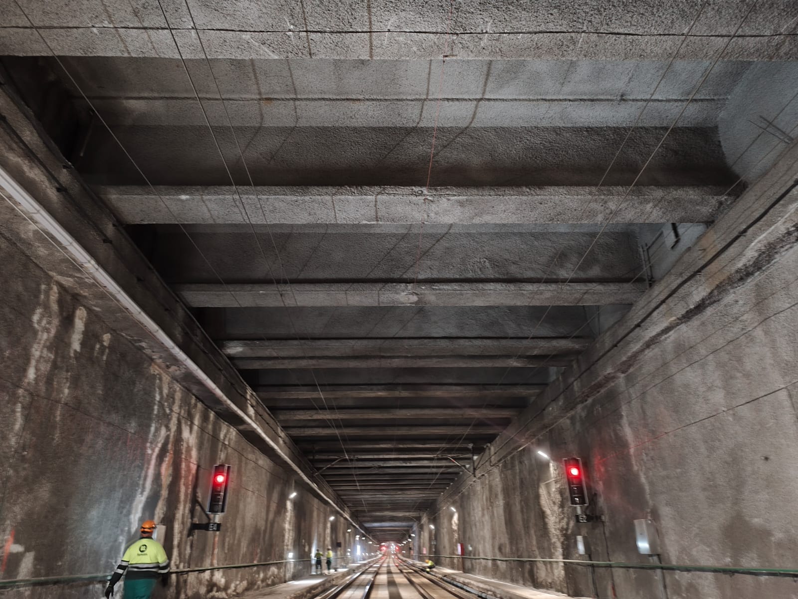 Reparación del túnel nº 10 de la Línea de Alta Velocidad en Málaga