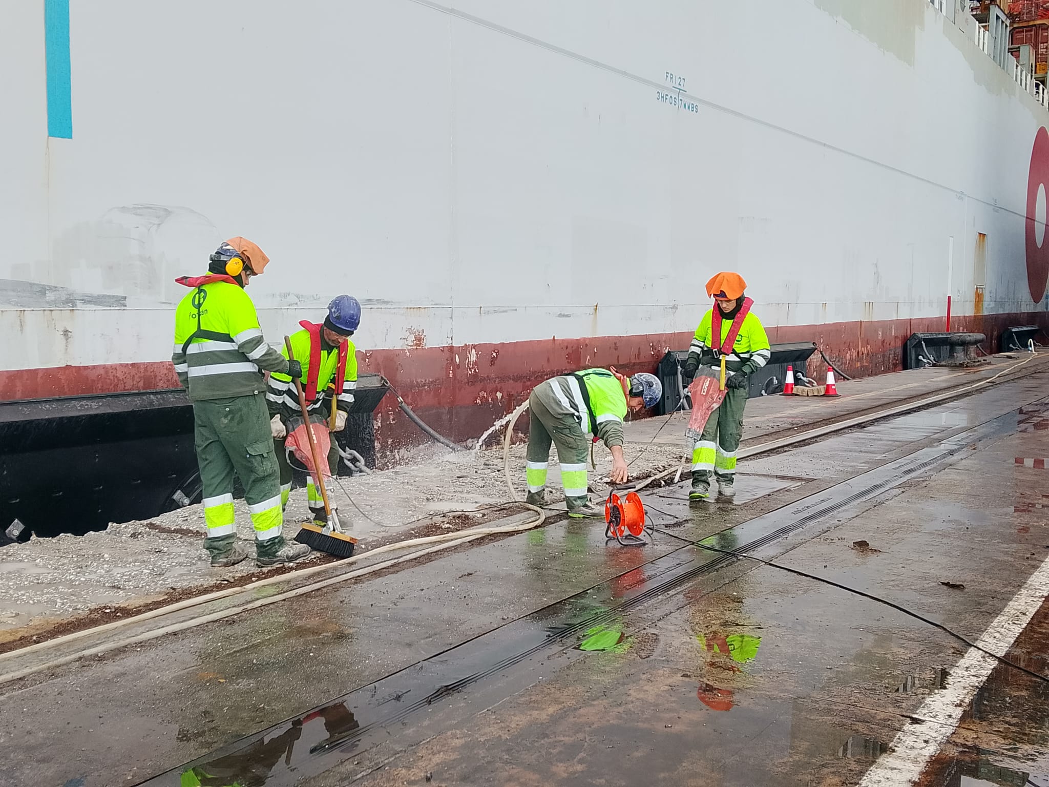 Grupo Fonsán, a través de Resinte, ejecutará la reparación del cantil del Muelle Este de Isla Verde Exterior (Algeciras)