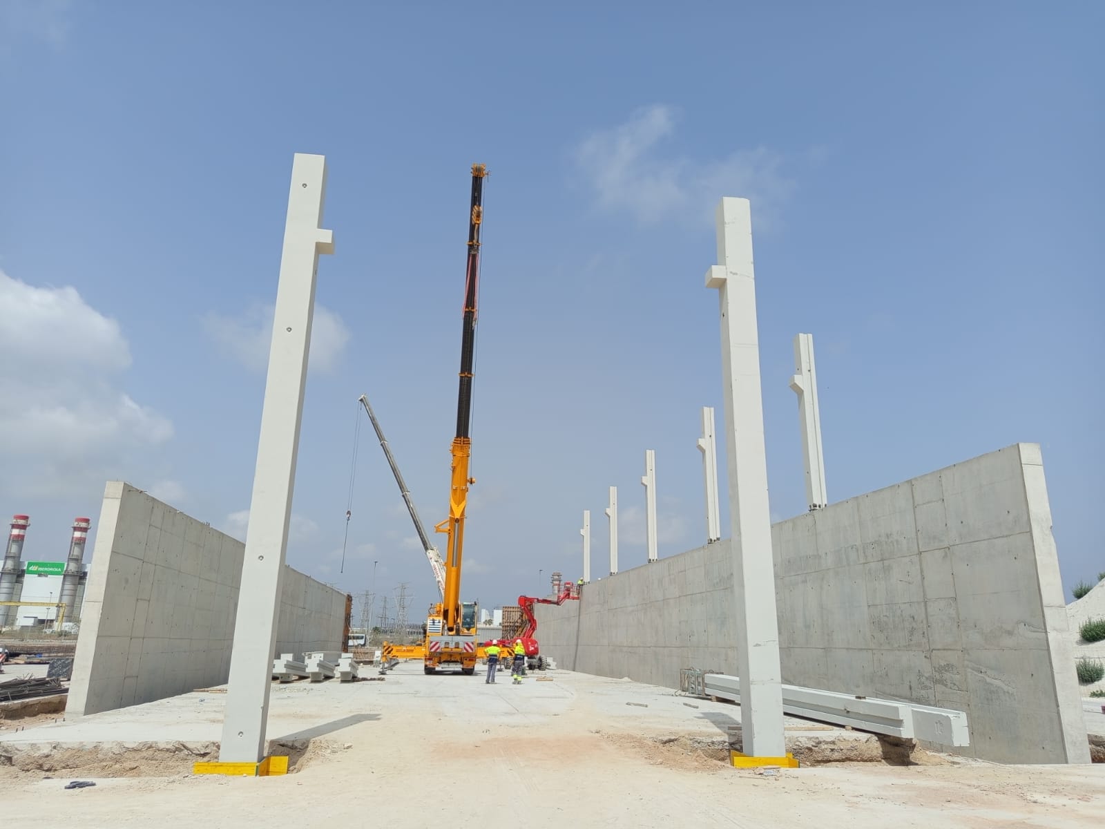 Construcción de la nueva terminal de Sevitrade