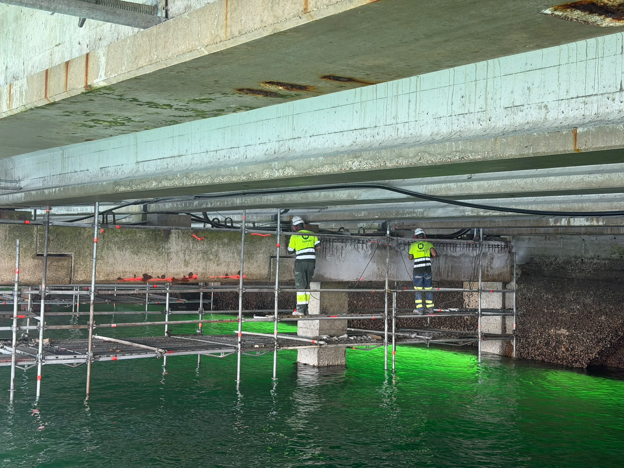 Rehabilitación y mejora del Muelle Mejillonero del puerto de Moaña